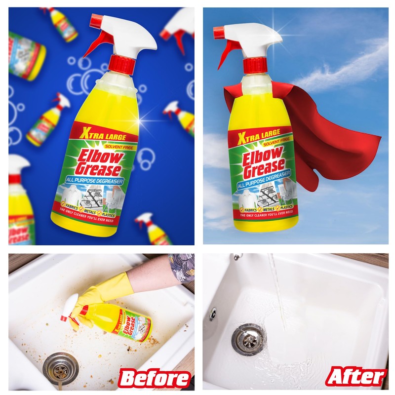 Elbow Grease All Purpose Degreaser Spray – Extra Large (1