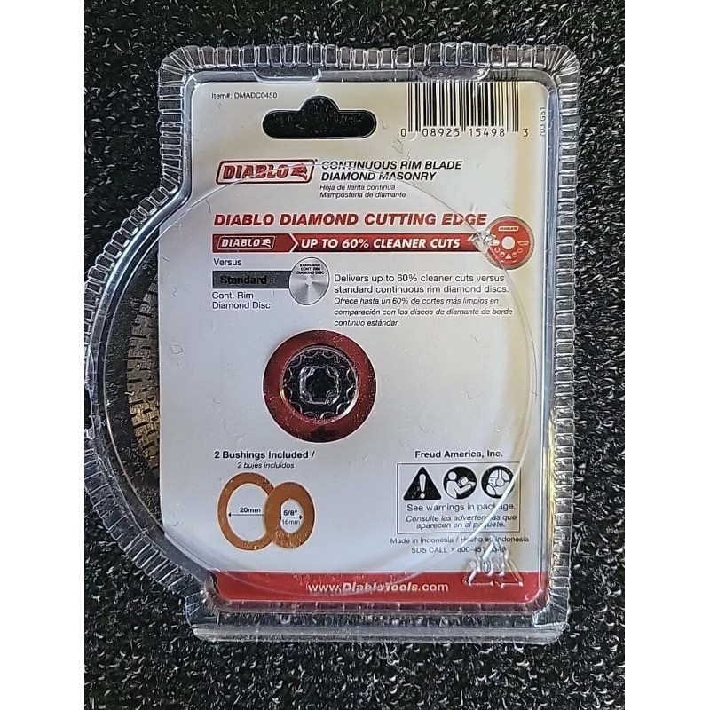 Diablo DMADC0450 4-1/2 in. Continuous Rim Blade Diamond Masonry NEW