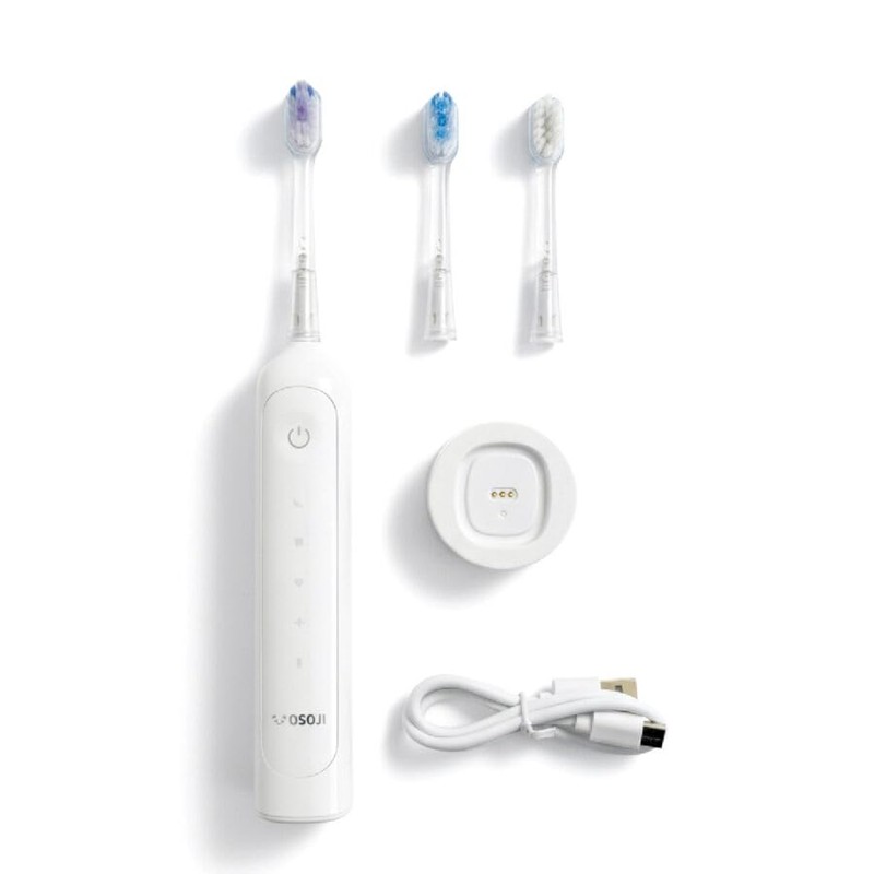 OSOJI T200 Cepillo de Dientes Eléctrico Sónico, Oscilación 60°, 66000