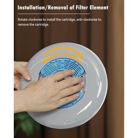 WEINIDASI Leak-Proof Stainless Steel Alternative Filter Dog Bowl (4 Pieces)