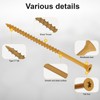 Bobibbi Deck Screws #10 x 4’’, T25 Star Torx Drive
