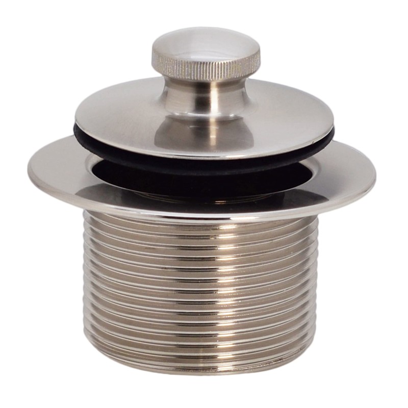 Westbrass D3324-20 1-1/2" NPSM Pull & Drain Bathtub Plug, Coarse