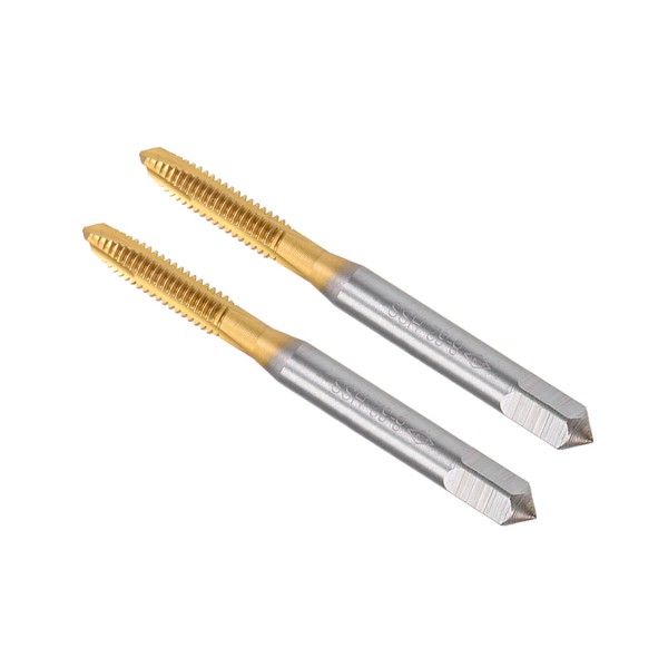 CoCud Spiral Point Tap #8-32 UNC Thread Titanium Coated High