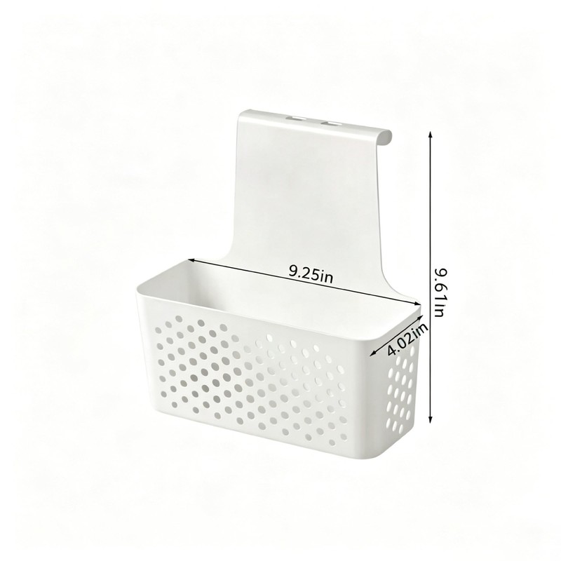 TONSNY Over The Door Cabinet Organizer, Hanging Storage Basket, Wall