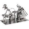 BRUBAKER Screw Man Tattoo Artist - Handcrafted Iron Figure Metal