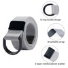 Alphyly Neries Canvas Belt, Cloth Belt Double D-ring Belt, Canvas