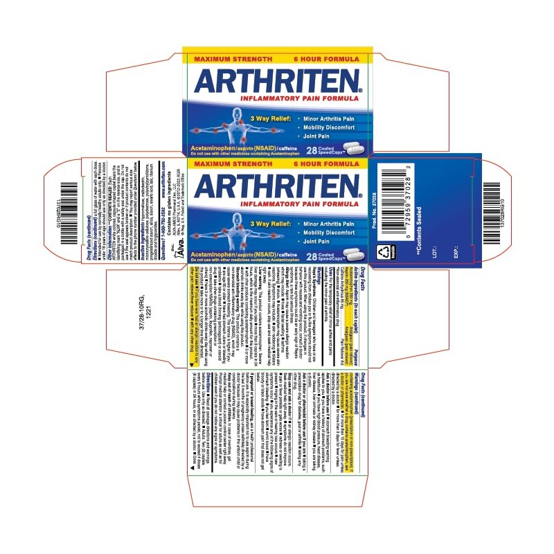 Arthriten Inflammatory Pain Formula - Maximum Strength - 6 Hour