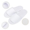 10x Pairs White Towelling Hotel Slippers Open Toe Disposable Party