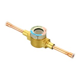 PATIKIL Sight Glass, 1/4 x 1/4 Sweat Universal Liquid Moisture Indicator Soldering for Air Conditioning HVAC Refrigeration