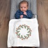 'Autumn Wreath With Berries' Cotton Baby Blanket/Shawl (BY00037914)
