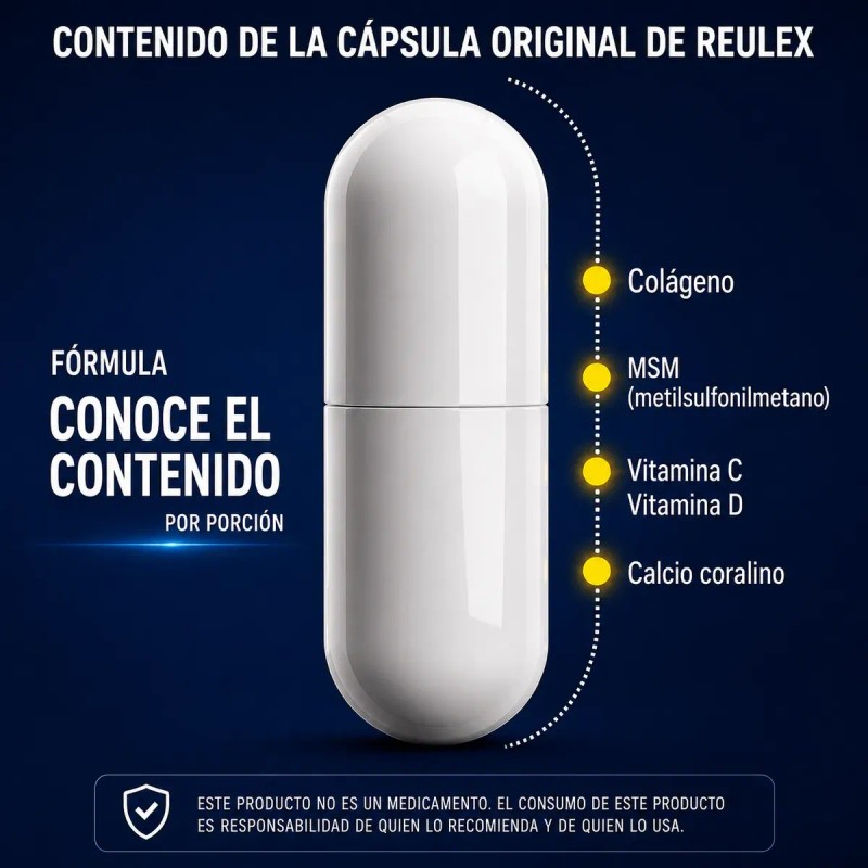 Reulex Frascos Colageno Msm Vitaminas Mas