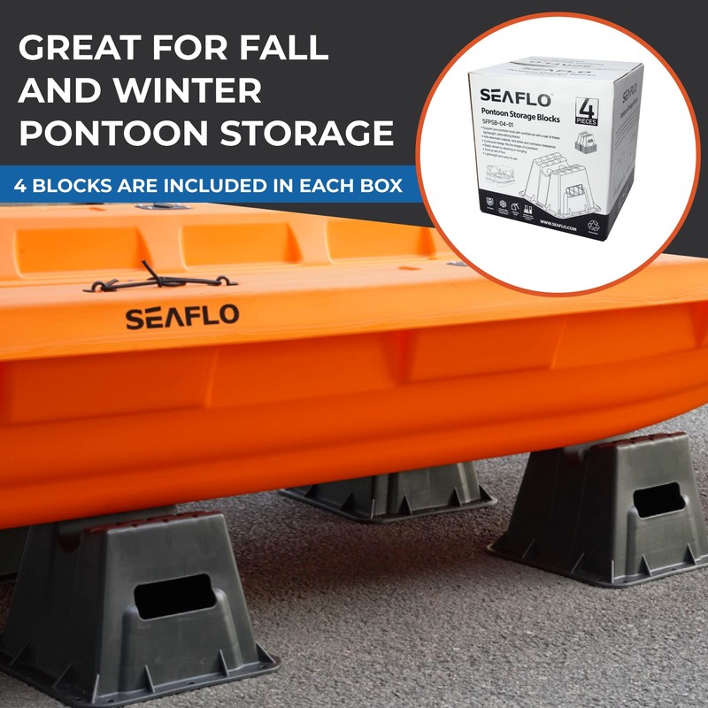 SEAFLO Pontoon Storage Blocks - Heavy Duty, Stackable & Weather