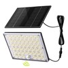 JACKYLED Motion Sensor Solar Lights Outdoor, 16.4ft Cord Security Wall