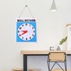 Garneck Break Sign with Clock - Open and Closed Sign