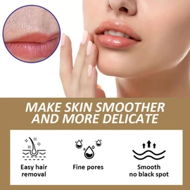 Facial Hair Removal Cream with Coconut Oil Facial Depilatory Cream for Upper Lip Chin Face and Body Gentle Quick Effective Painless Kind to Sensitive Skin 100g