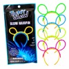 Glow 20 Diademas Lumninosa Neon Mickey Conejo Raton Glow Luz