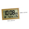 Ciieeo 1Pc Multi Functional Digital Alarm Clock Desktop Calendar with