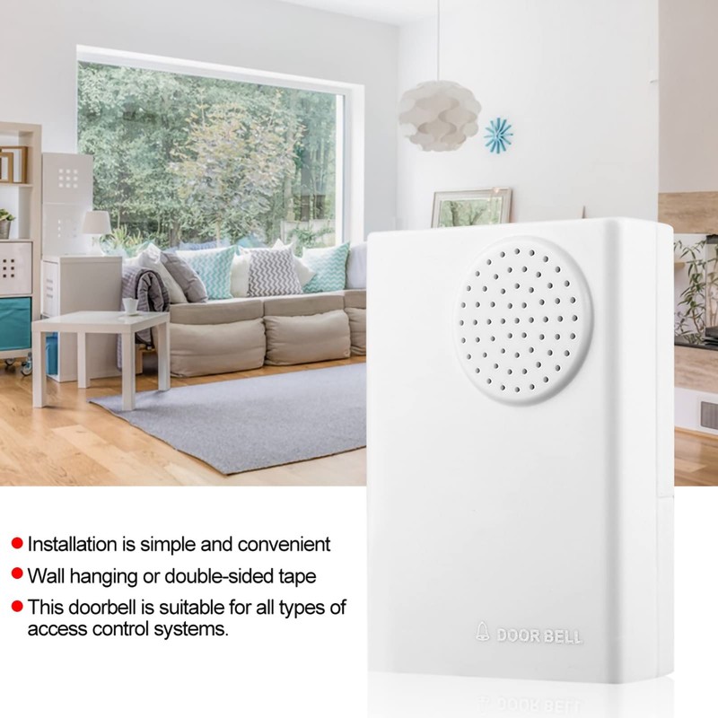 HERCHR Door Access Bell, Wired Doorbell, 90DB Doorbell, Access Control