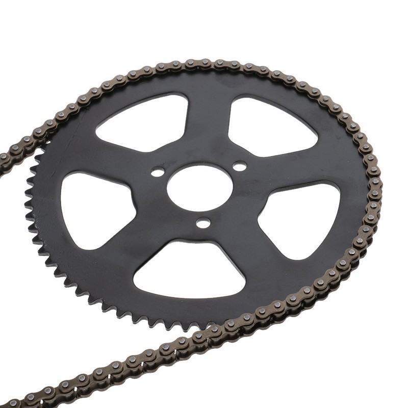 Sharplace 25H 68 Tooth Rear Sprocket + Chain 49cc 2
