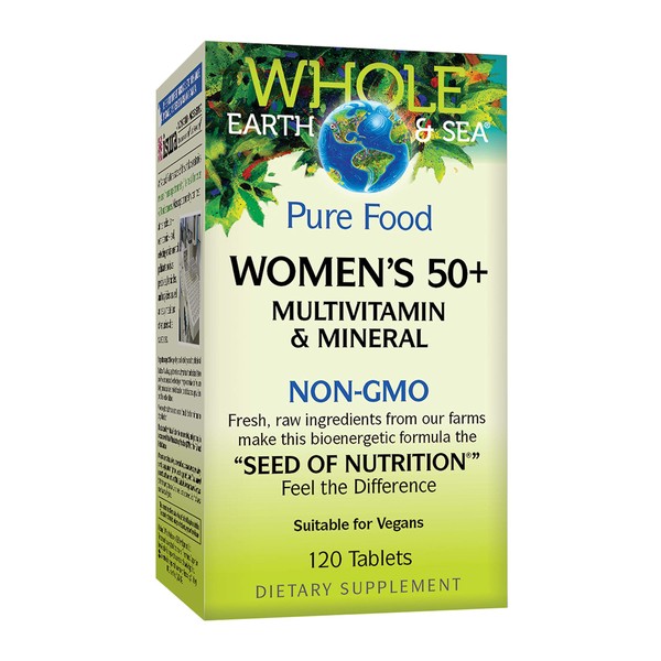 Whole Earth & Sea Multivitamin & Minerals Women's 50+ 120 Tablets