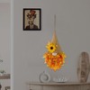 Autumn Wreaths for Front Door, Autumn Door Wreath Gnome Decorations