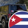 TUKIMA 2-Pack Cuba Flag Decal | 5x5 Inches | Premium