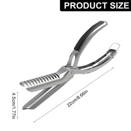 Professional Stainless Steel Rib Membrane Remover Rib Diaphragm Removal Tool BBQ Tools for Kitchen BBQ Camping
