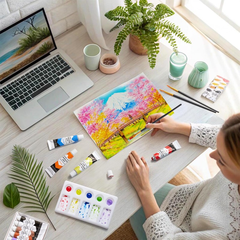 Shuttle Art Watercolor Paint Set, 15 Colors Watercolor Paint in