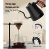 Gooseneck Electric Kettle with Temperature Control, 27oz/0.8L Fast Heat Electric