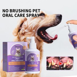 Pet Tooth Cleaning Spray Dog Care Bad Teeth Breath Remove Plaque Freshener