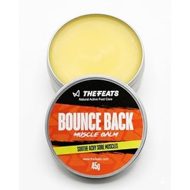 Bounce Back Muscle Rub - Post-Workout Muscle Balm - Soothes Aches & Tension, Supports Flexibility & Mobility - Natural Recovery Balm with Wintergreen & Peppermint Oil, 45g