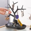 OULIGET Tabletop Key Holder Stand Tree Key Rack,Stand Jewelry Display