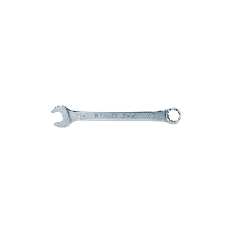 Beta 42INOX 9/16" Stainless Steel Combination Wrench | 12-Point Box