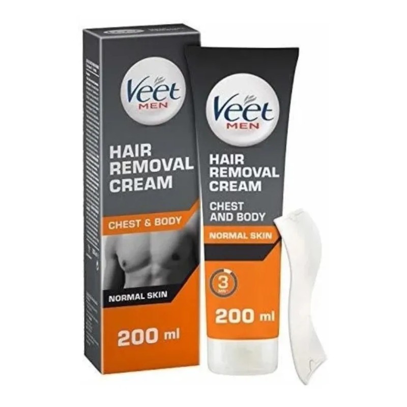 Crema Depilatoria Veet For Men Pieles Normales 200