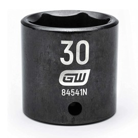 GEARWRENCH 1/2" Drive 6 Point Standard Impact Metric Socket 30mm - 84541N
