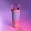 HYDRAFLOW 40 oz Travel Tumbler – Insulated, Stainless Steel, Leakproof,