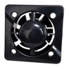 Modern Black Bathroom Extractor Fan, 100mm, 75m³/h Flow Rate, 26dB,