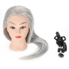 2 Colors Practice Head Mannequin Dolls Hair Salon Cosmetology Hairdressing
