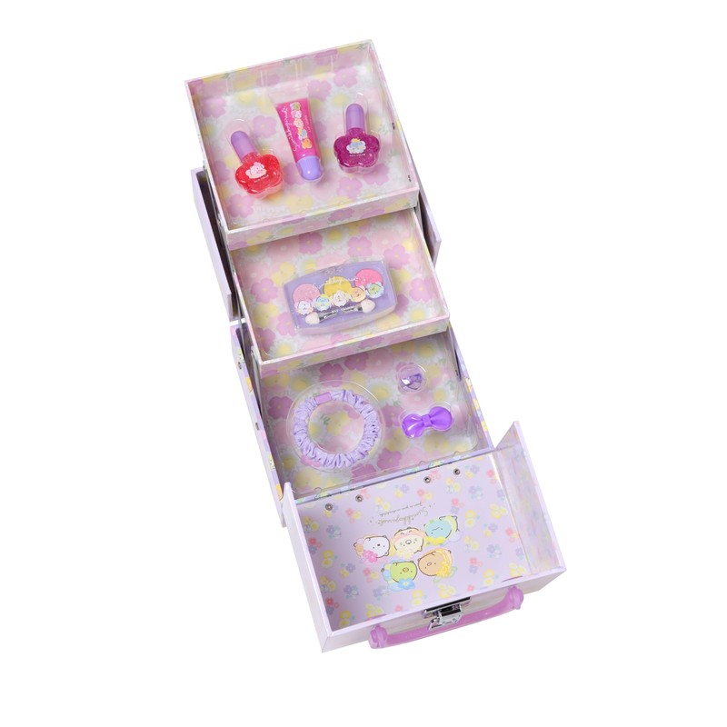 Race 231035 Sumikko Gurashi Mini Vanity Makeup Box, Purple, 6