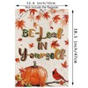 Fall Garden Flag Inspiring Pumpkins Seasonal Aumtumn Welcome Flags for