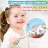 YOTEE U-Shaped Toothbrush Kids 2 PCS - Toddler Toothbrush with