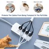 Romon Pack of 2 Cable Sleeves, 22 mm x 1.5