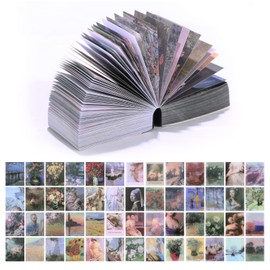 LIHAO 400PCS Vintage Scrapbook Paper 4x5 cm Journaling Supplies Scrapbooking Material Paper Set Nature Collection Set