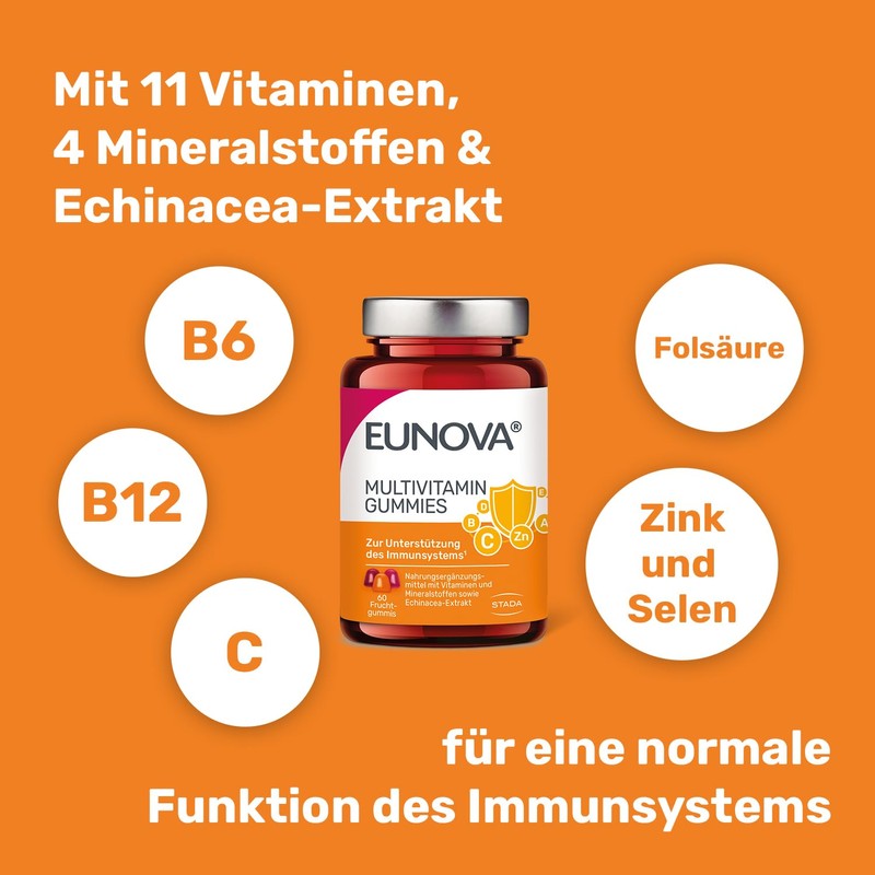 Eunova Multivitamin Weichgummis 60 St