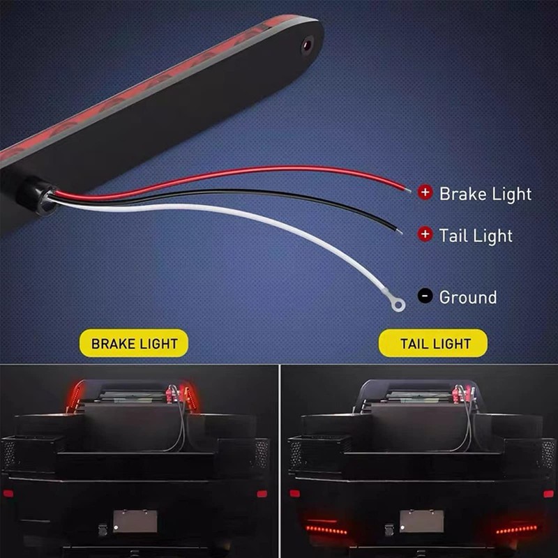 PerfecTech 15 LED Trailer Brake Tail Light, LED Bar Stop