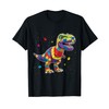 Dinosaur Brick Master Builder Block Building Brick Builder T-Shirt