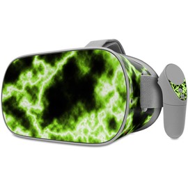 Decal Style Skin Wrap Compatible with Oculus Go Headset - Electrify Green (Oculus NOT Included)