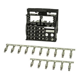 tomzz Audio 5800-132 Quadlock Plug Housing Mounting Set Including 16 Contacts for Car Radio Cable