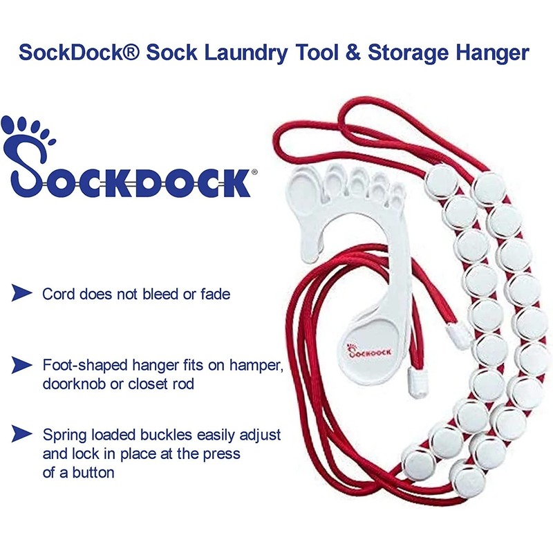 SockDock Sock Laundry Solution for Washing Drying & Storing Socks