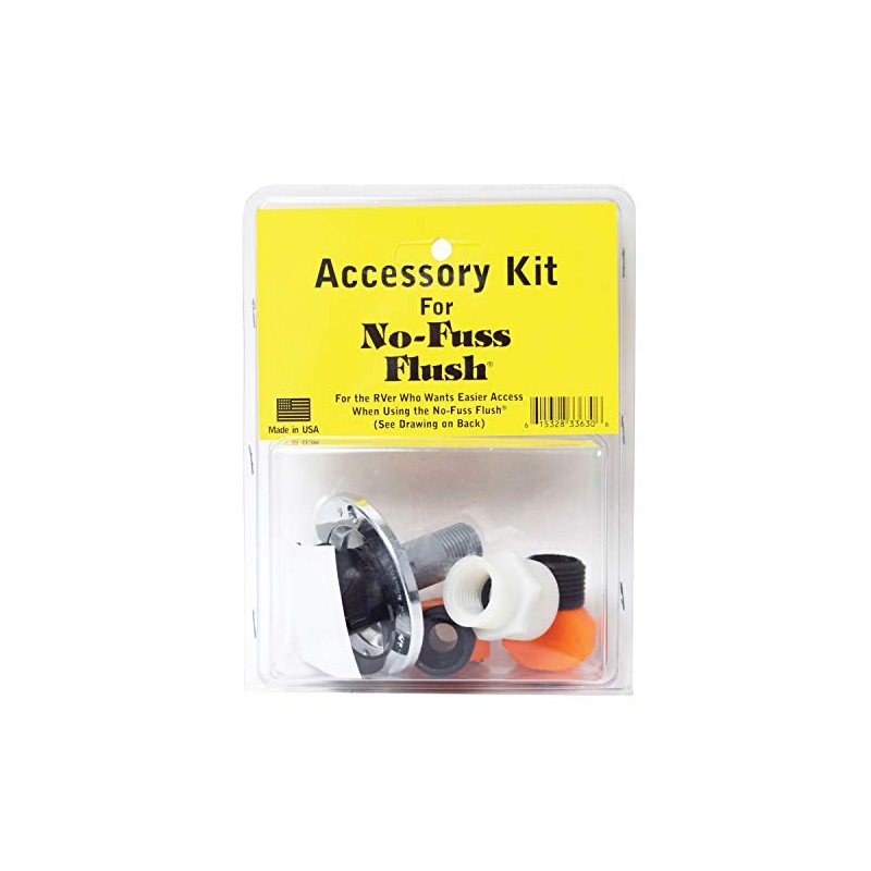 Valterra A71 No-Fuss Flush Accessory Kit , Yellow